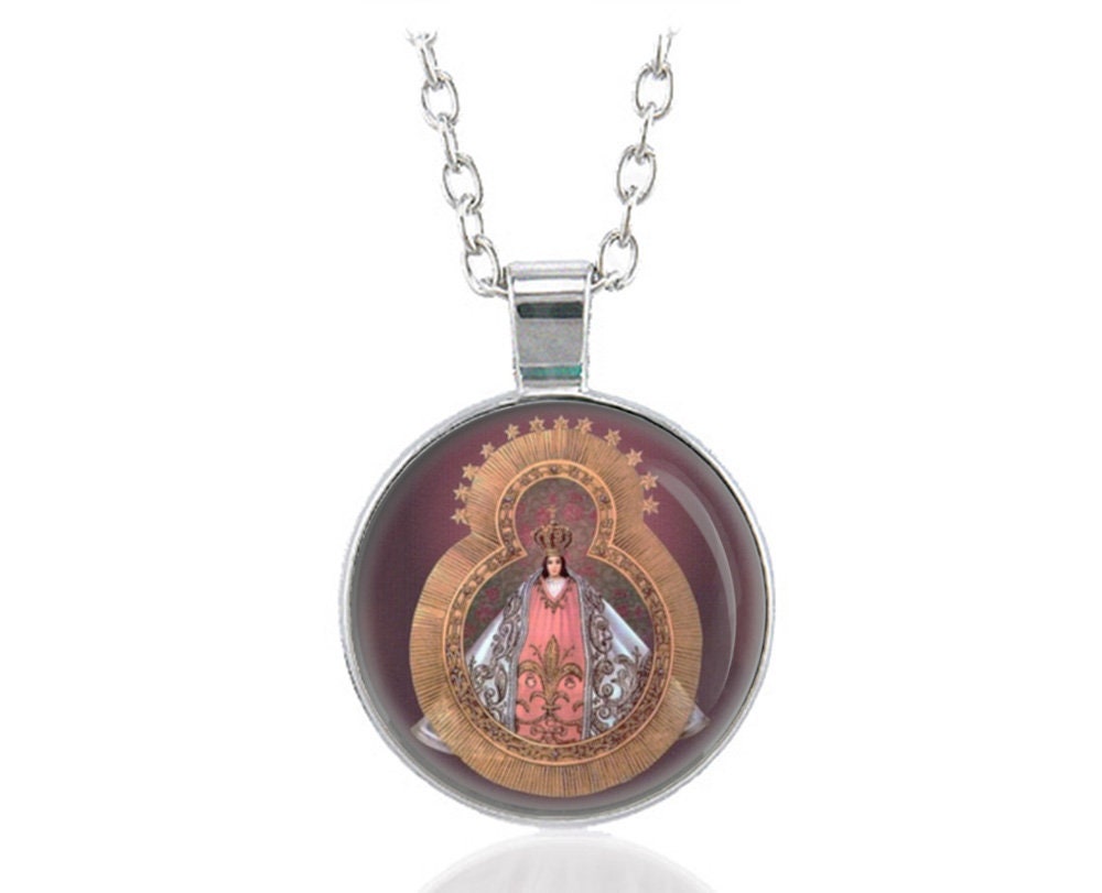 Our Lady of Suyapa Catholic Medal Patron Saint of Honduras Necklace Pendant