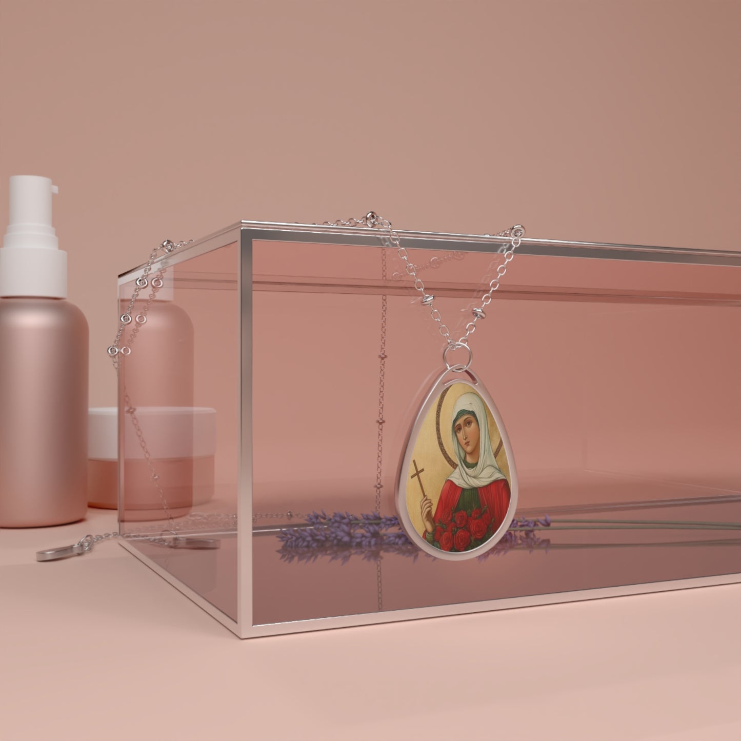 St. Amata Necklace Drop Pendant
