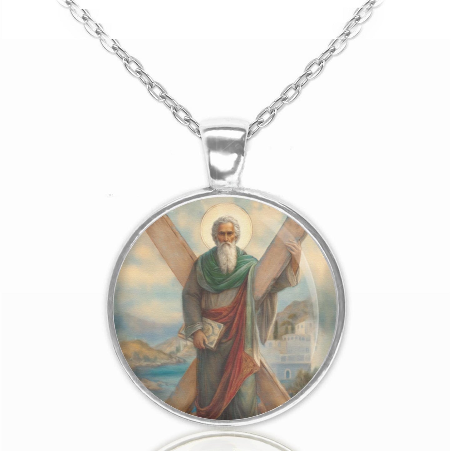St. Andrew the Apostle Medal Necklace Pendant