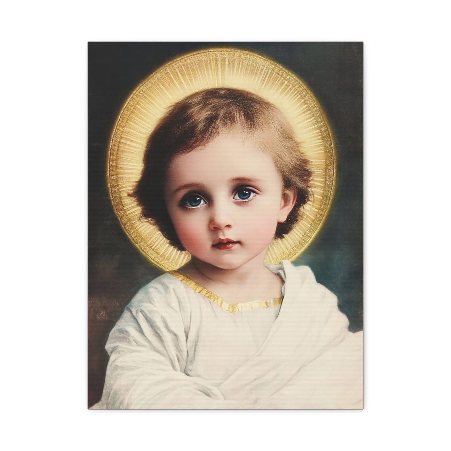 Jesus Child Catholic Canvas Wall Art, Christian Decor