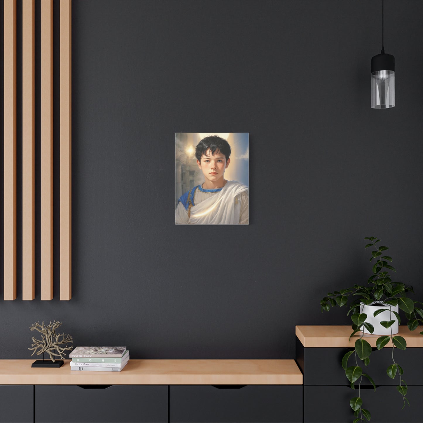 Ready to Hang - St. Pancras of Rome saint Catholic Canvas Wall Art, Christian Decor