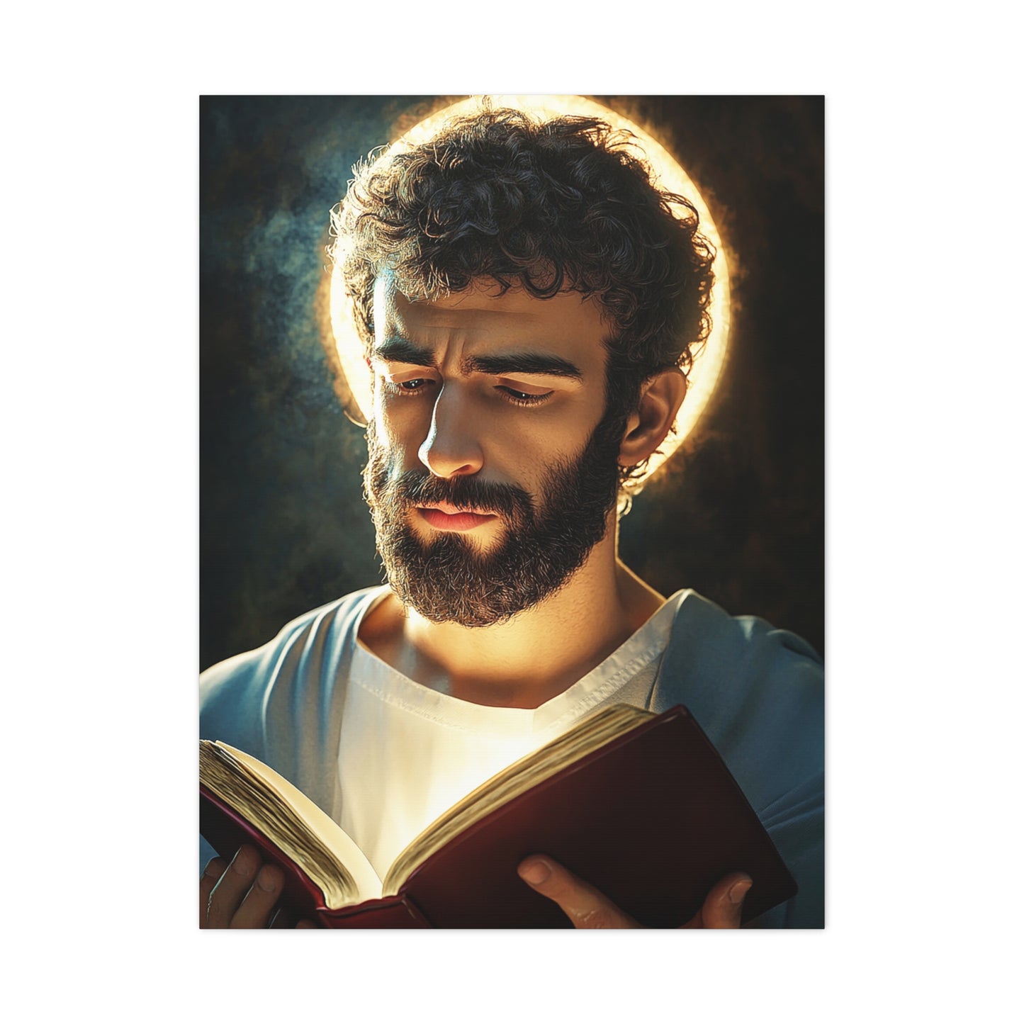 St. Barnabas Canvas Print, Catholic Decor Wall, Gift Religious Christian