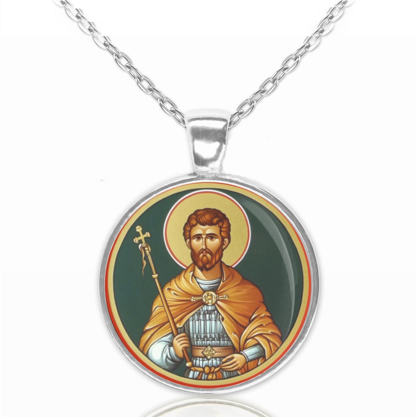 St. Nestor of Thessolonica Religious Necklace