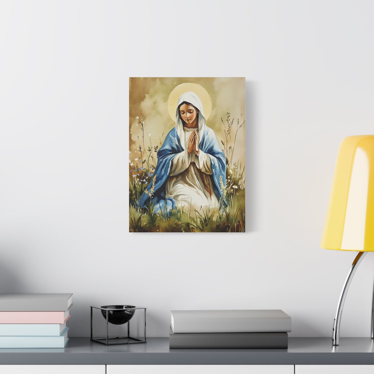Ready to Hang - Our Lady The Most Holy Mary Catholic Canvas Wall Art, Christian Decor
