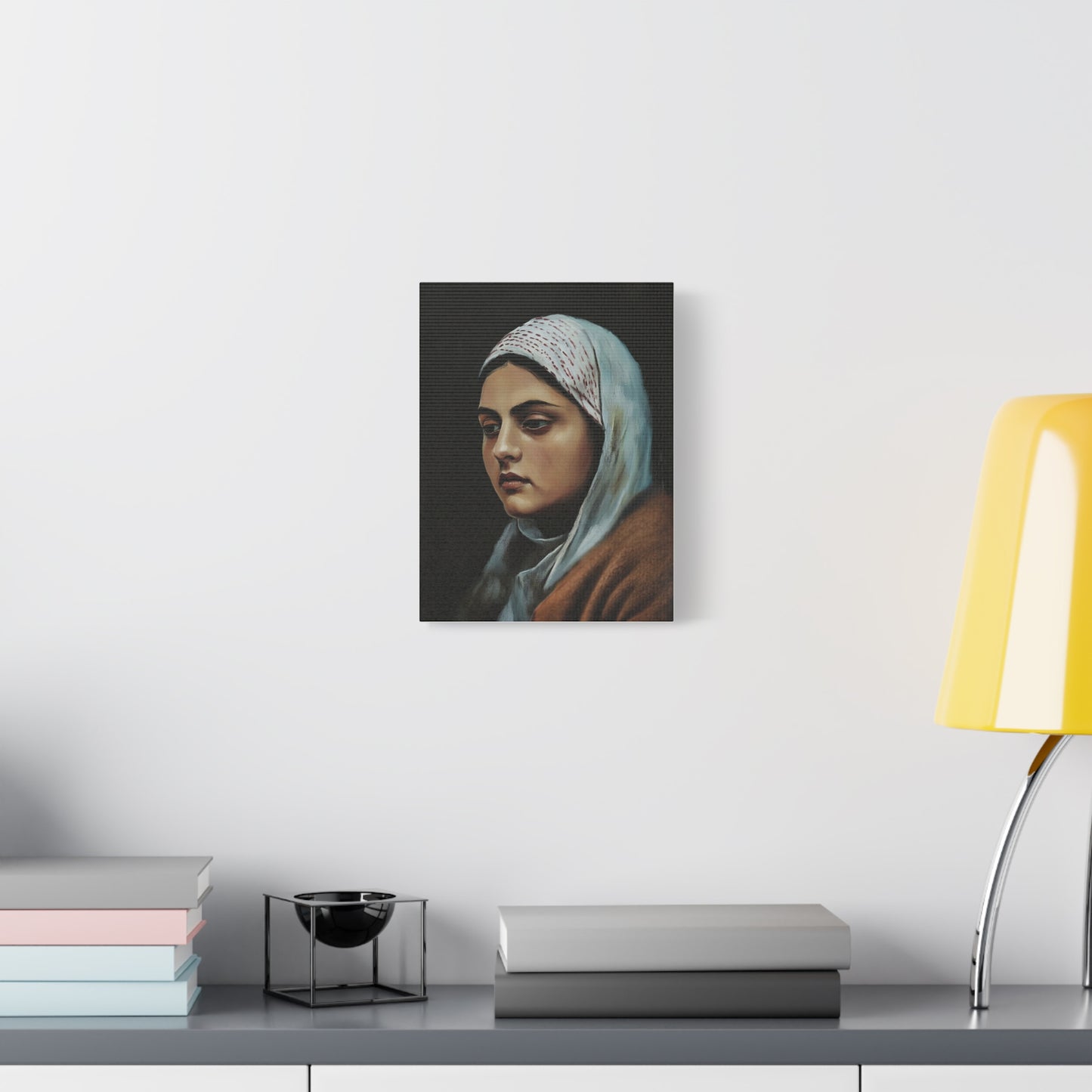 St Bernadette Soubirous of Lourdes Canvas Print, Catholic Decor Wall, Gift Religious Christian