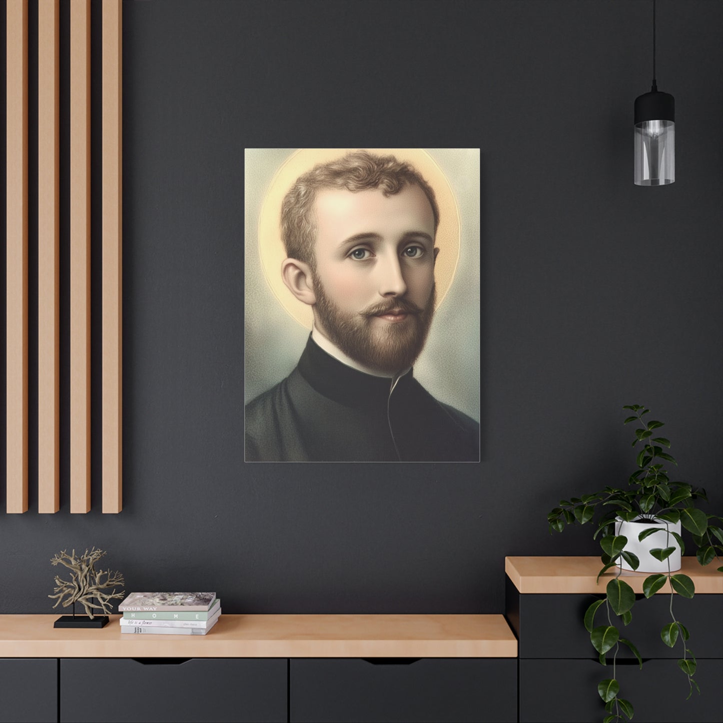 Ready To Hang - St. Rene Goupil Catholic Canvas Wall Art, Christian Decor