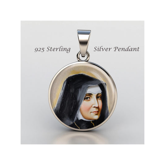 Saint Vincentia Maria Lopez Religious Christian sterling silver 925 Christian Medal Patron