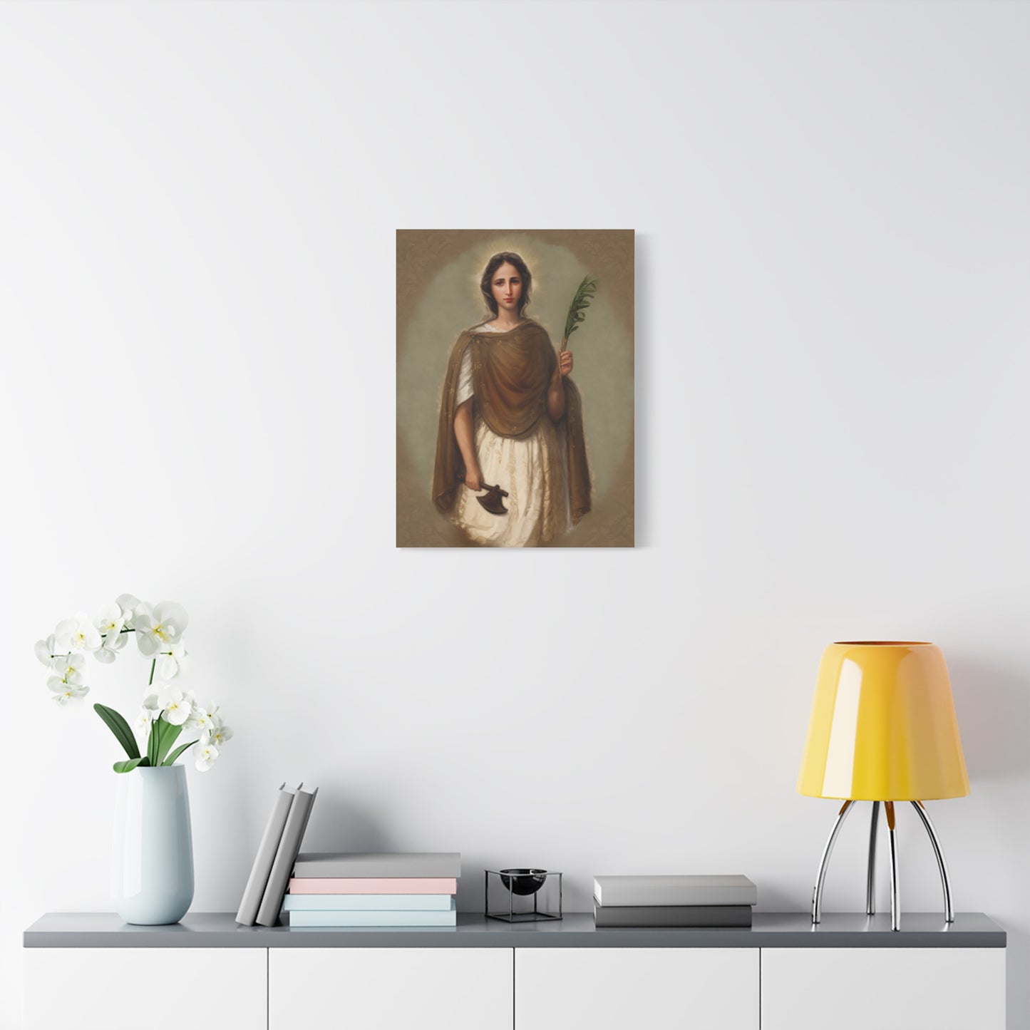 St. Engracia Catholic Canvas Wall Art, Christian Decor