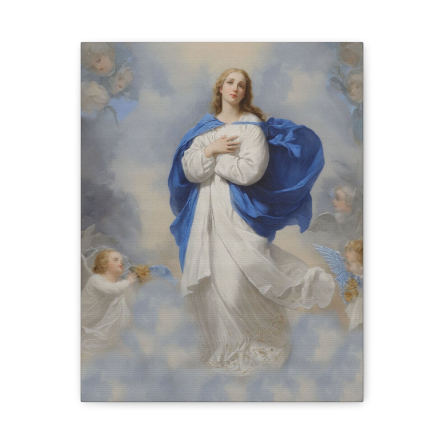 Ready to Hang - Mary Our Lady Assumption Catholic Canvas Wall Art, Christian Decor
