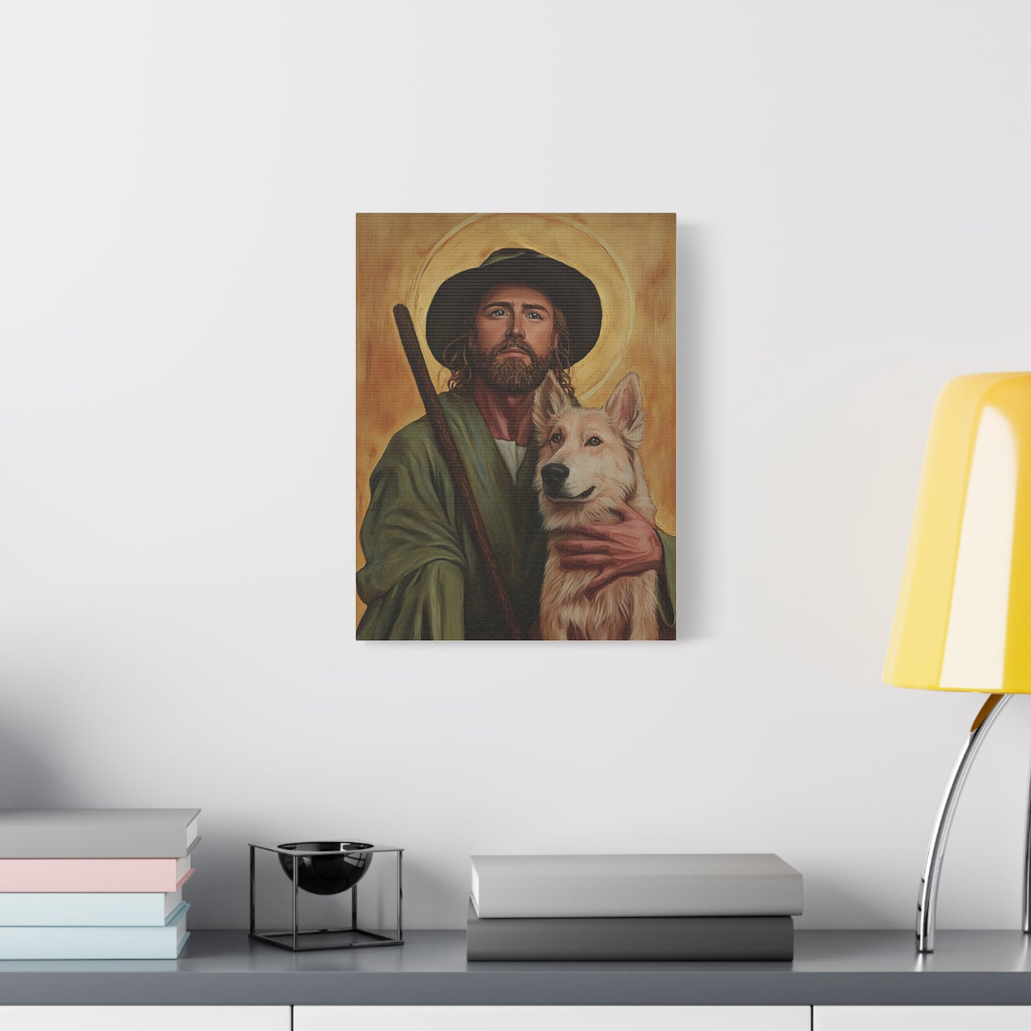 Ready To Hang - St. Roch Catholic Canvas Wall Art, Christian Decor