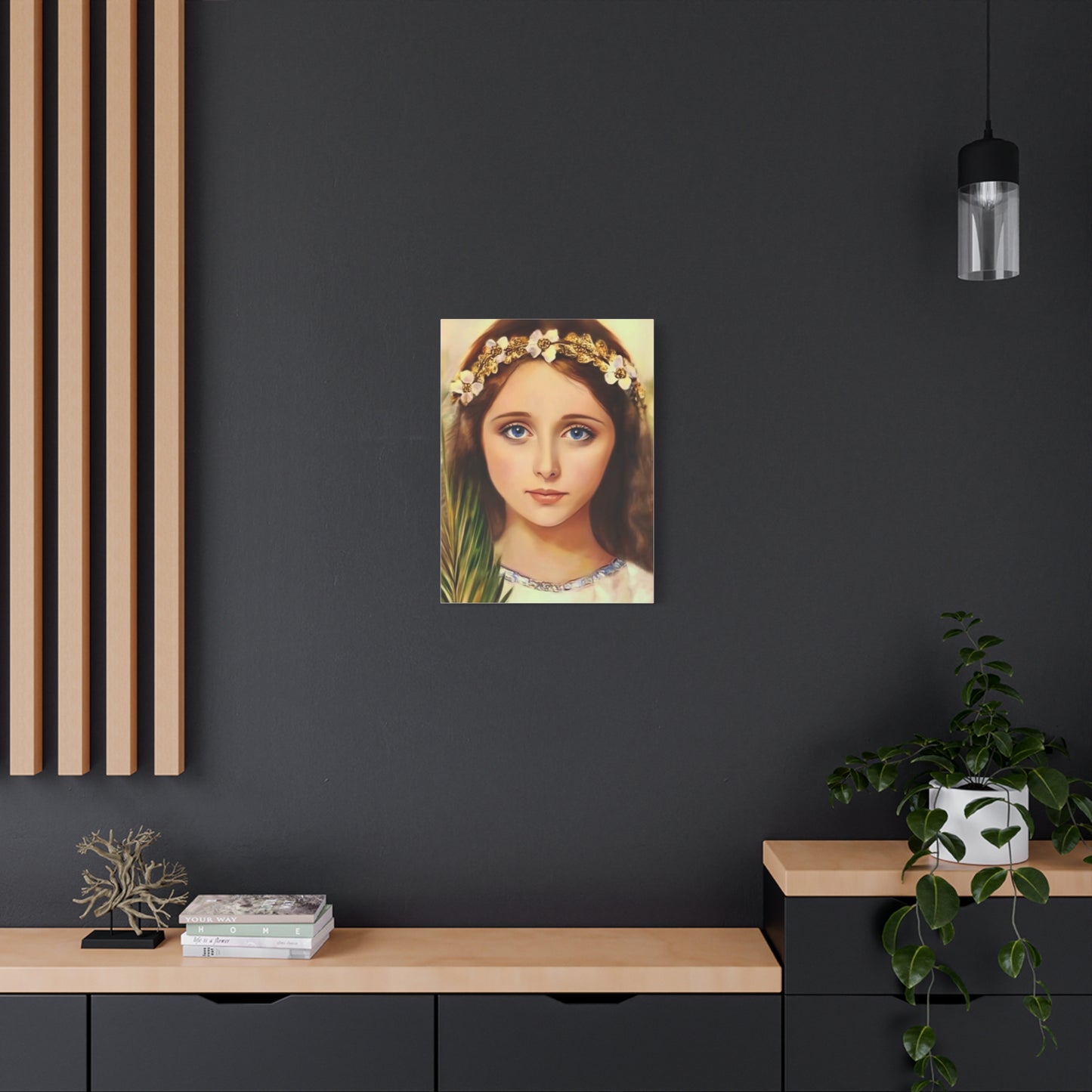 Ready To Hang - St. Philomena Catholic Canvas Wall Art, Christian Decor