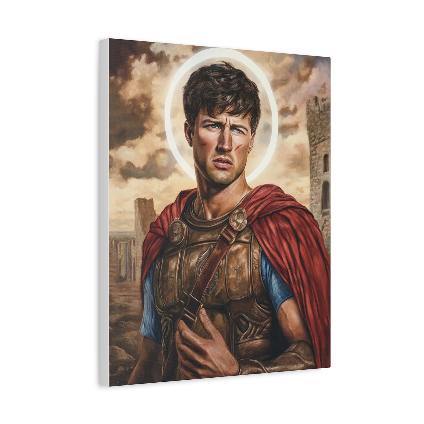 St. Expedite Catholic Canvas Wall Art, Christian Decor