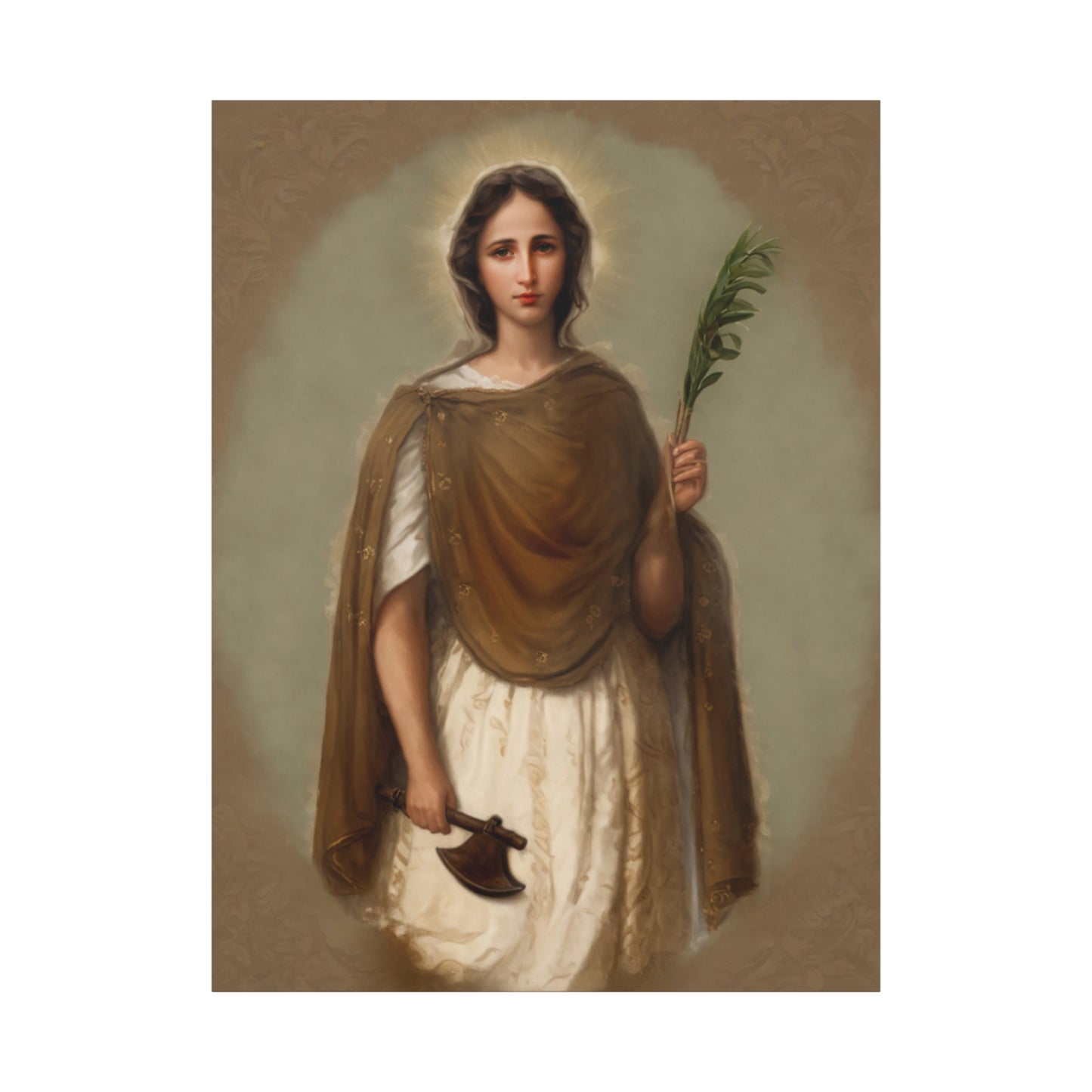 St. Engracia Catholic Canvas Wall Art, Christian Decor