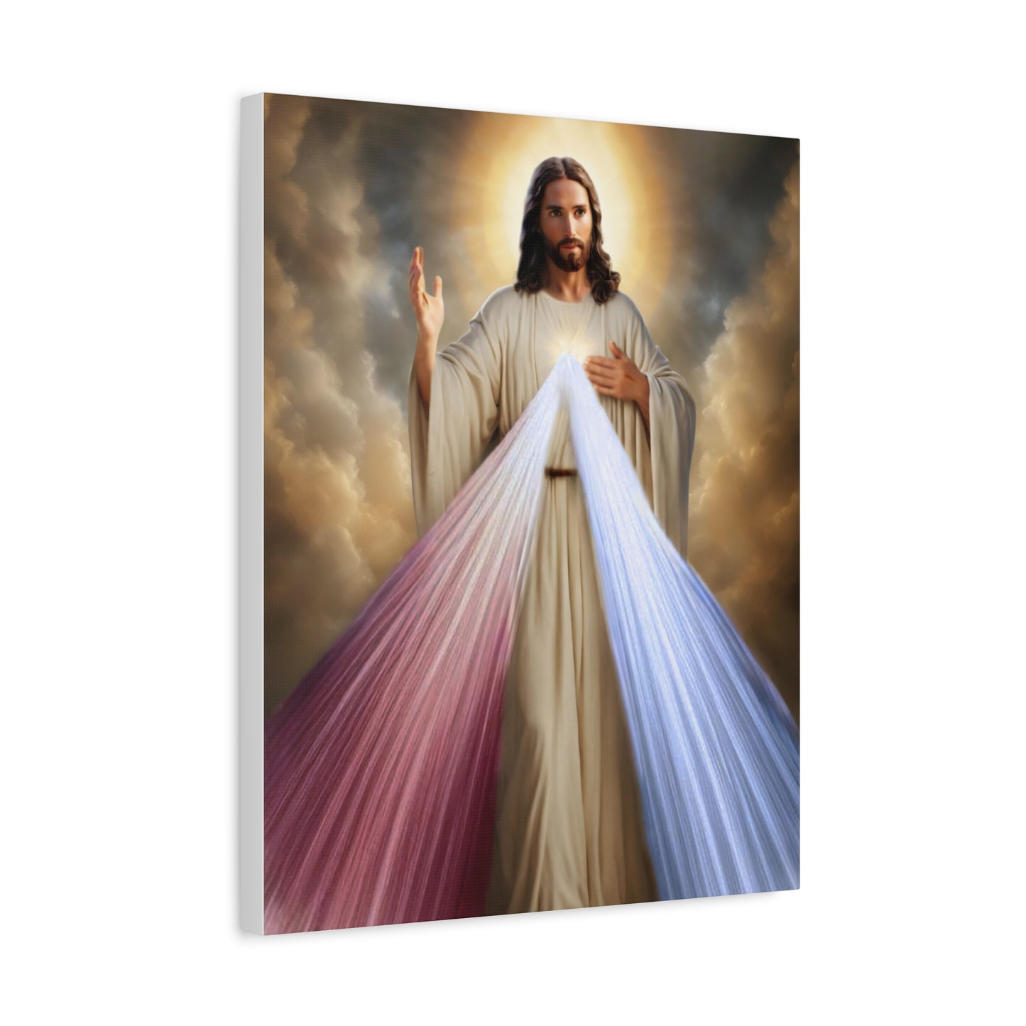 Jesus Divine Mercy Catholic Canvas Wall Art, Christian Decor