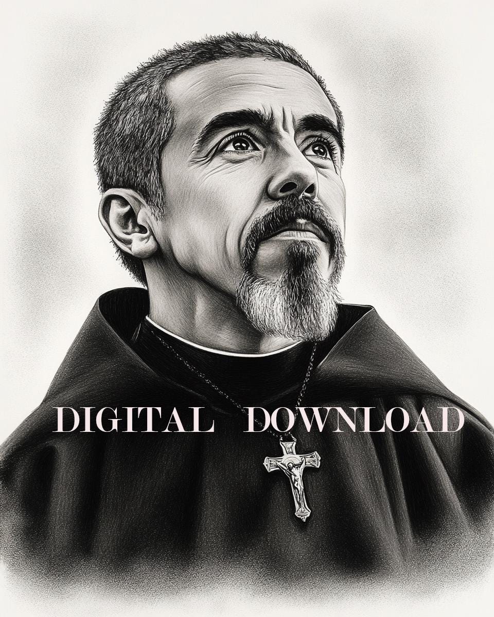 Blessed Alvarez of Cordoba Religious Catholic Print Art Digital Image image 0