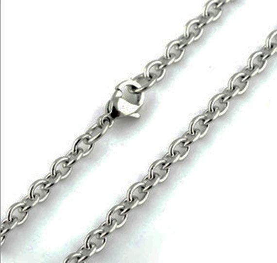 Our Lady of Pompeii - Catholic Necklace Medal Virgin Mary Pendant Jewelry Chain Silver Tone
