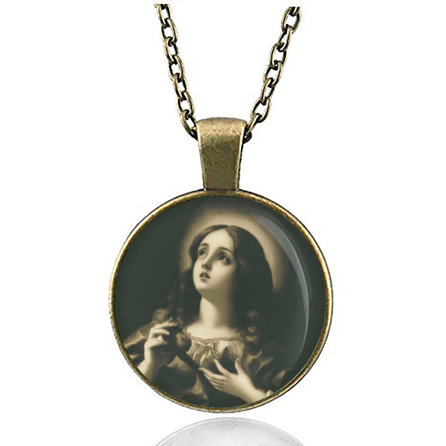 St. Mary Magdalene - Catholic Medal Pendant Religious Necklace