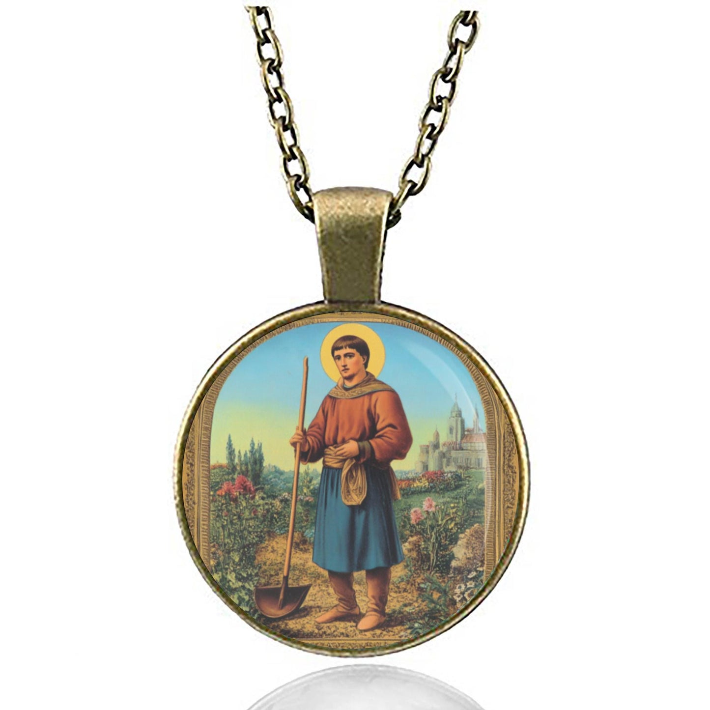 St. Fiacre (Fiachra) Necklace