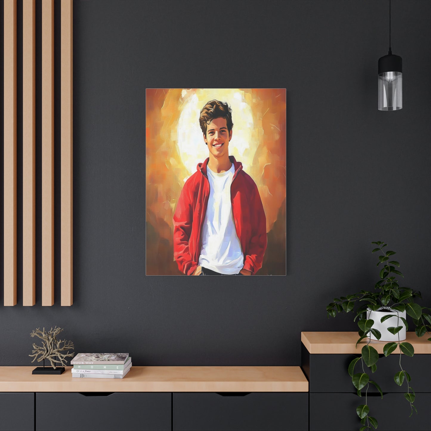 Blessed Carlo Acutis Catholic Canvas Wall Art, Christian Decor