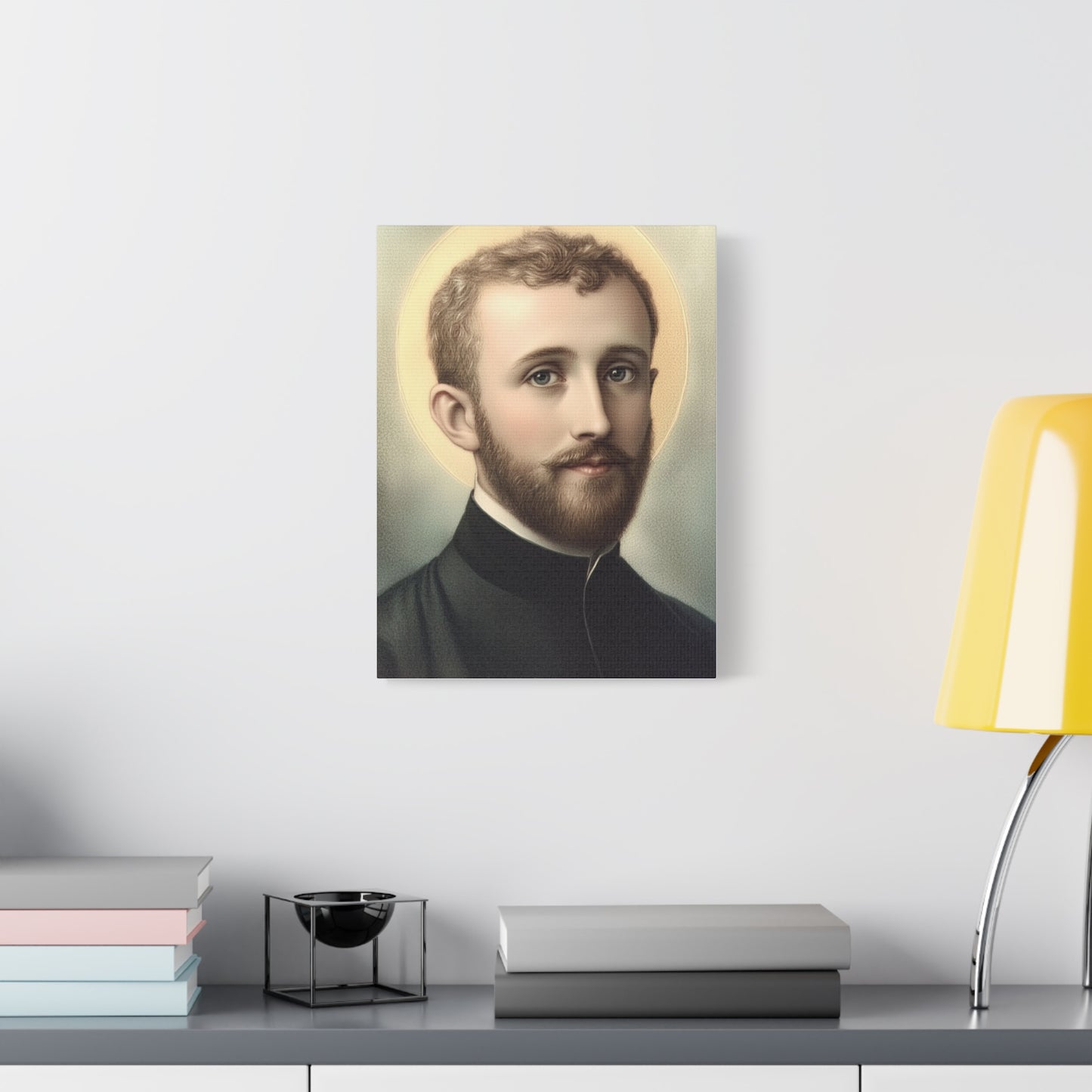 Ready To Hang - St. Rene Goupil Catholic Canvas Wall Art, Christian Decor