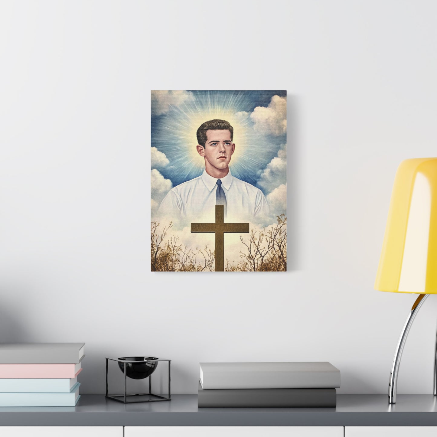 Bl. Alberto Marvelli Canvas Print, Catholic Decor Wall, Gift Religious Christian