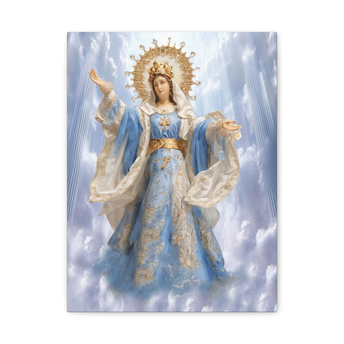 Our Lady of Assumption Bulakan Canvas Print, Catholic Decor Wall, Gift Religious Christian