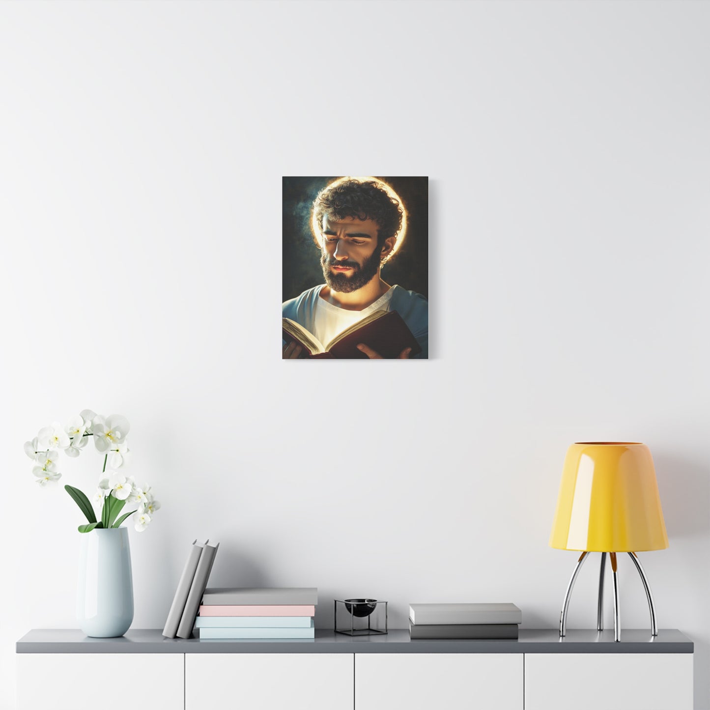 St. Barnabas Canvas Print, Catholic Decor Wall, Gift Religious Christian
