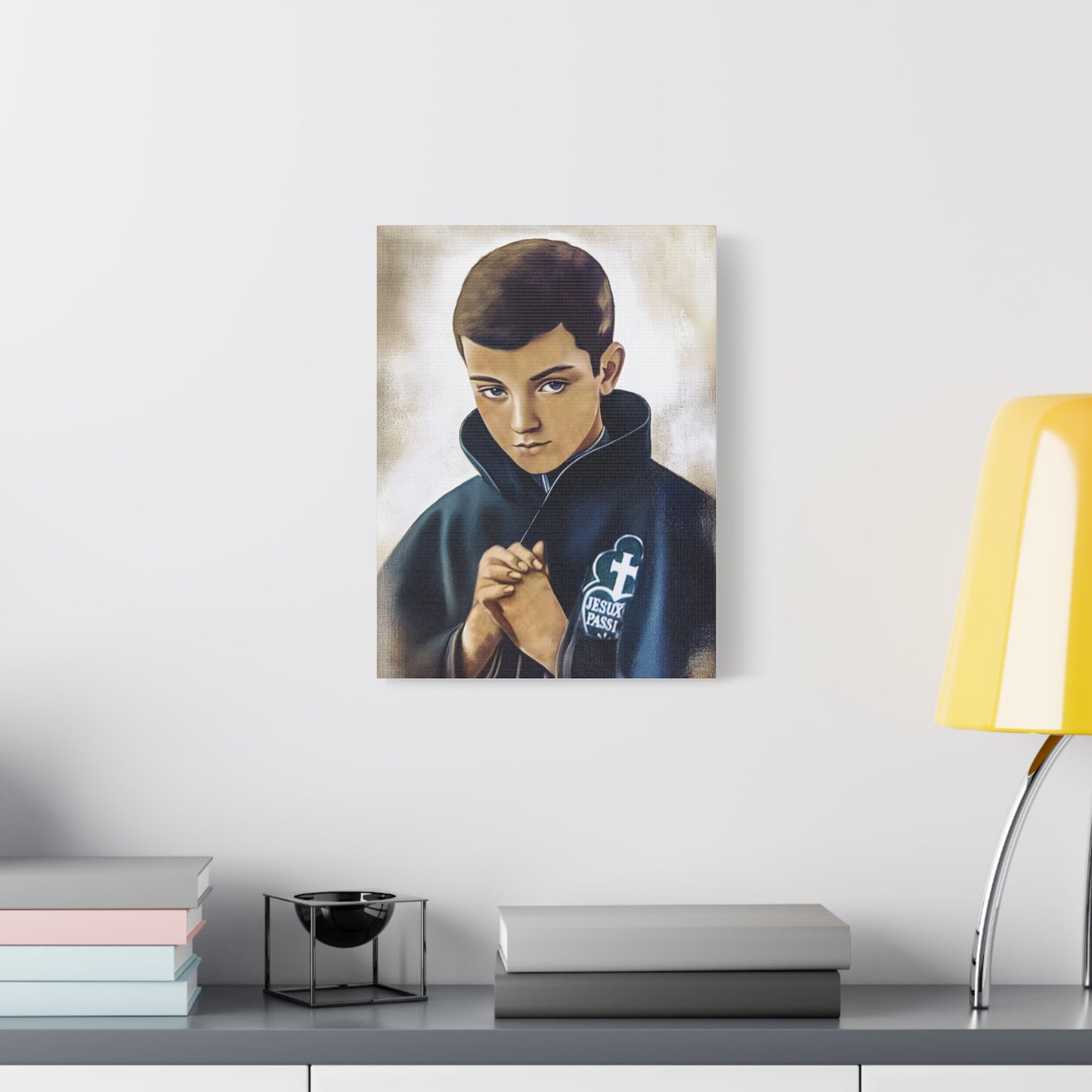 St. Gabriel Our Lady of Sorrows Catholic Canvas Wall Art, Christian Decor