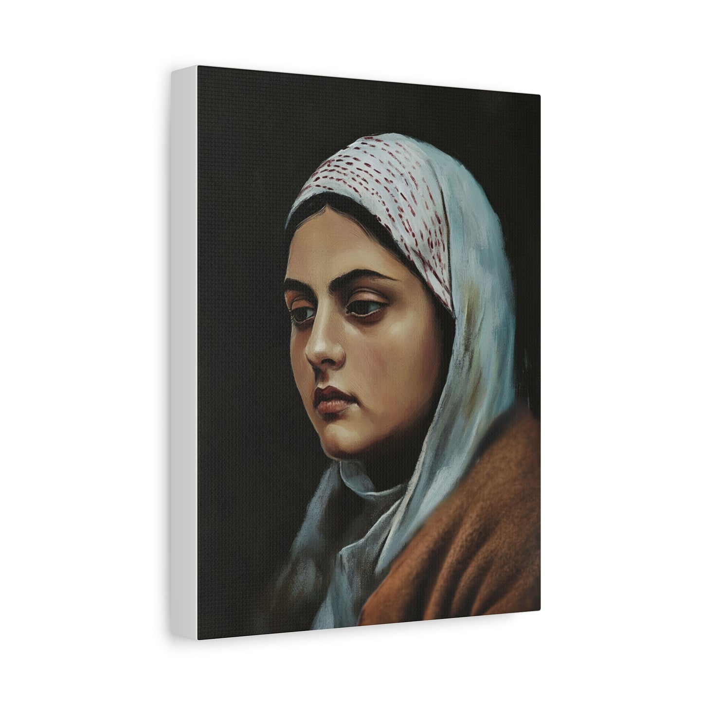 St Bernadette Soubirous of Lourdes Canvas Print, Catholic Decor Wall, Gift Religious Christian