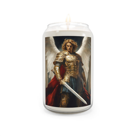 St. Archangel Michael Catholic Serenity Scented Candle, 13.75oz | Relaxation Gift, Home Decor, Calm Atmosphere