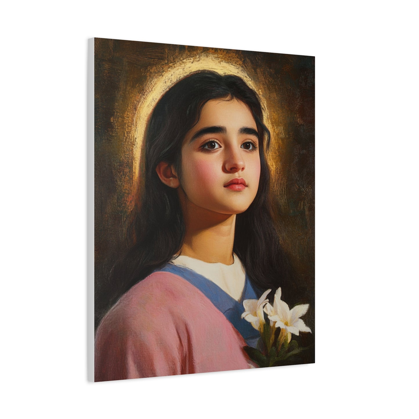 Ready To Hang - St. Maria Goretti st Catholic Canvas Wall Art, Christian Decor