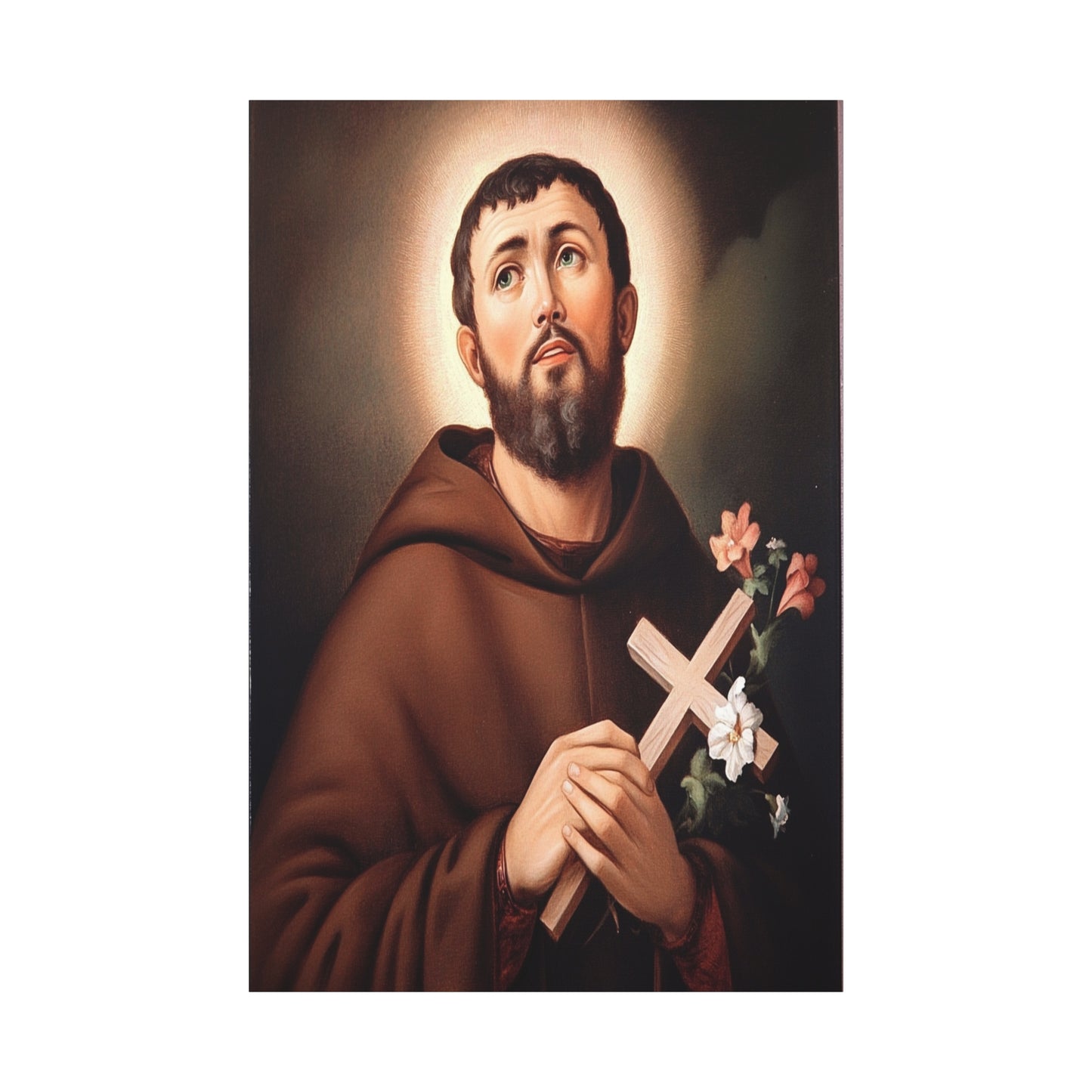 St. Fidelis of Sigmaringen Catholic Canvas Wall Art, Christian Decor
