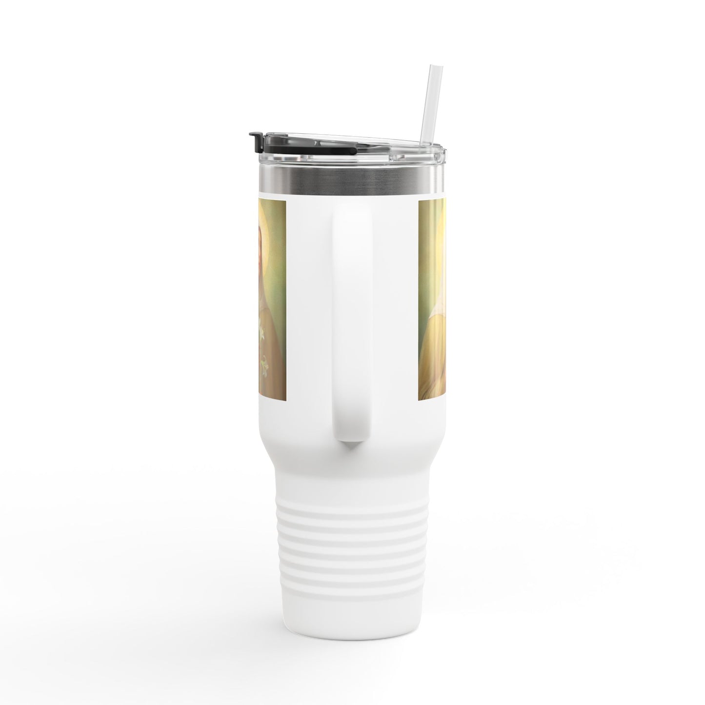 St.Ada Insulated Travel Mug - Perfect for Nature Lovers, Faith, Spiritual Gifts 40oz