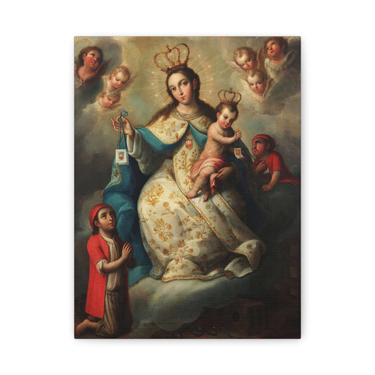 Virgin of Mercyu Catholic HQ Print on Canvas Ready To Hang - Virgin Mary Canvas