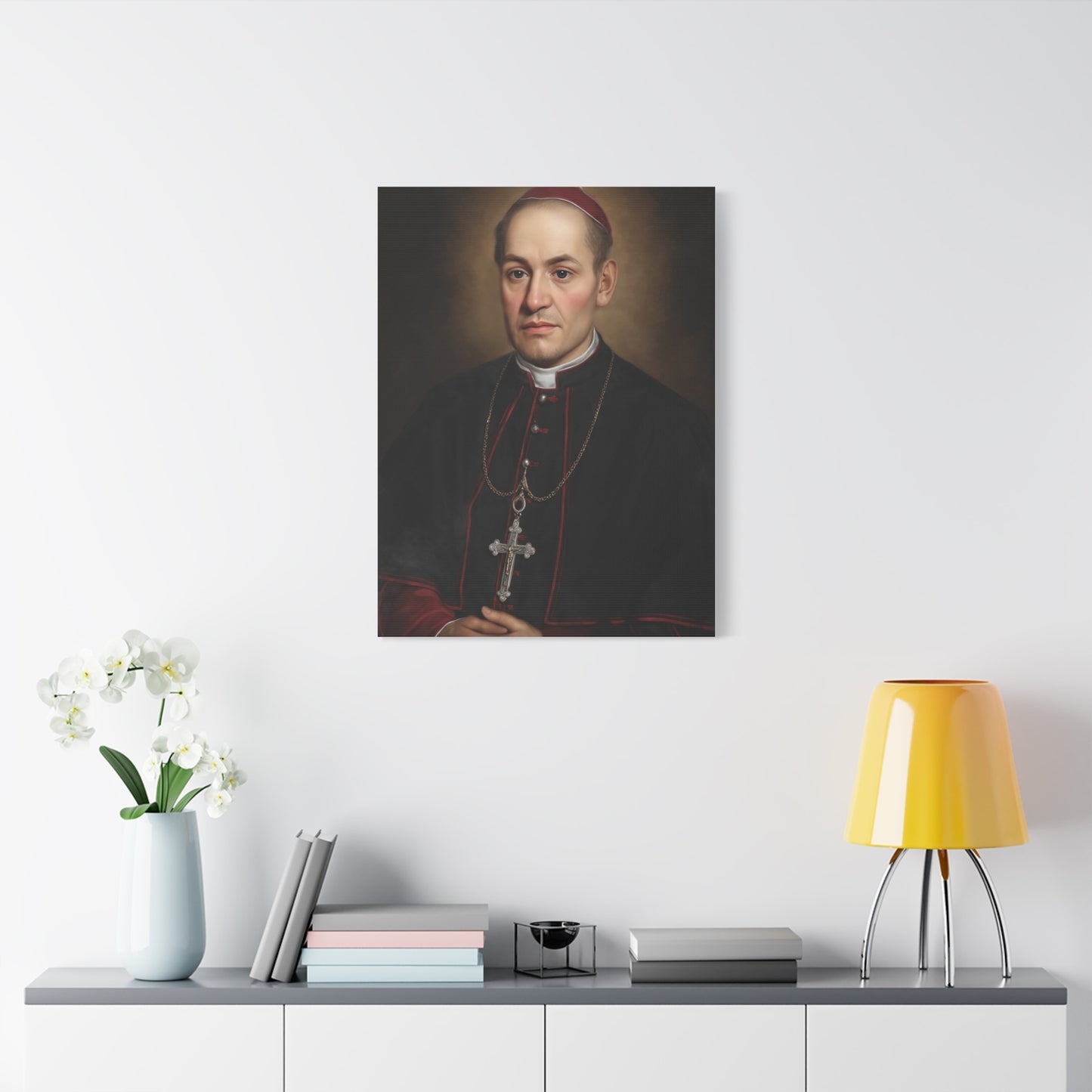 St. Anthony Mary Claret Canvas Print, Catholic Decor Wall, Gift Religious Christian