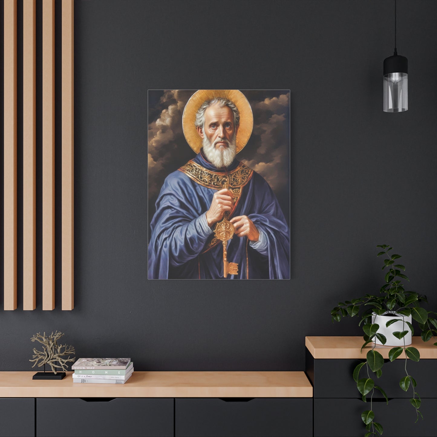 Ready To Hang - St. Peter Catholic Canvas Wall Art, Christian Decor