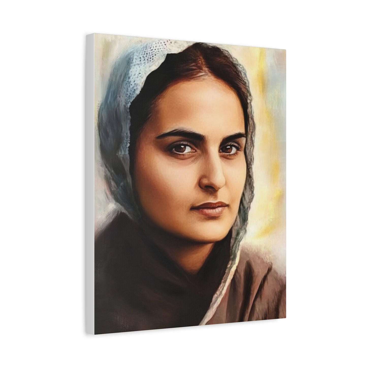 St. Bernadette Soubirous of Lourdes Canvas Print, Catholic Decor Wall, Gift Religious Christian