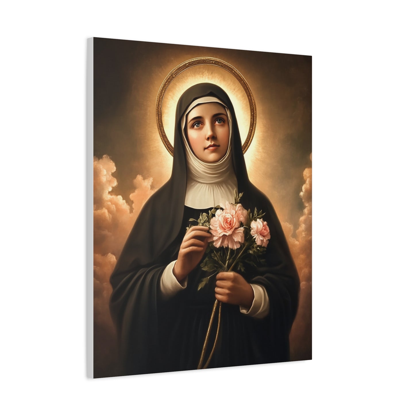 Ready To Hang - St. Rita of Cascia Catholic Canvas Wall Art, Christian Decor