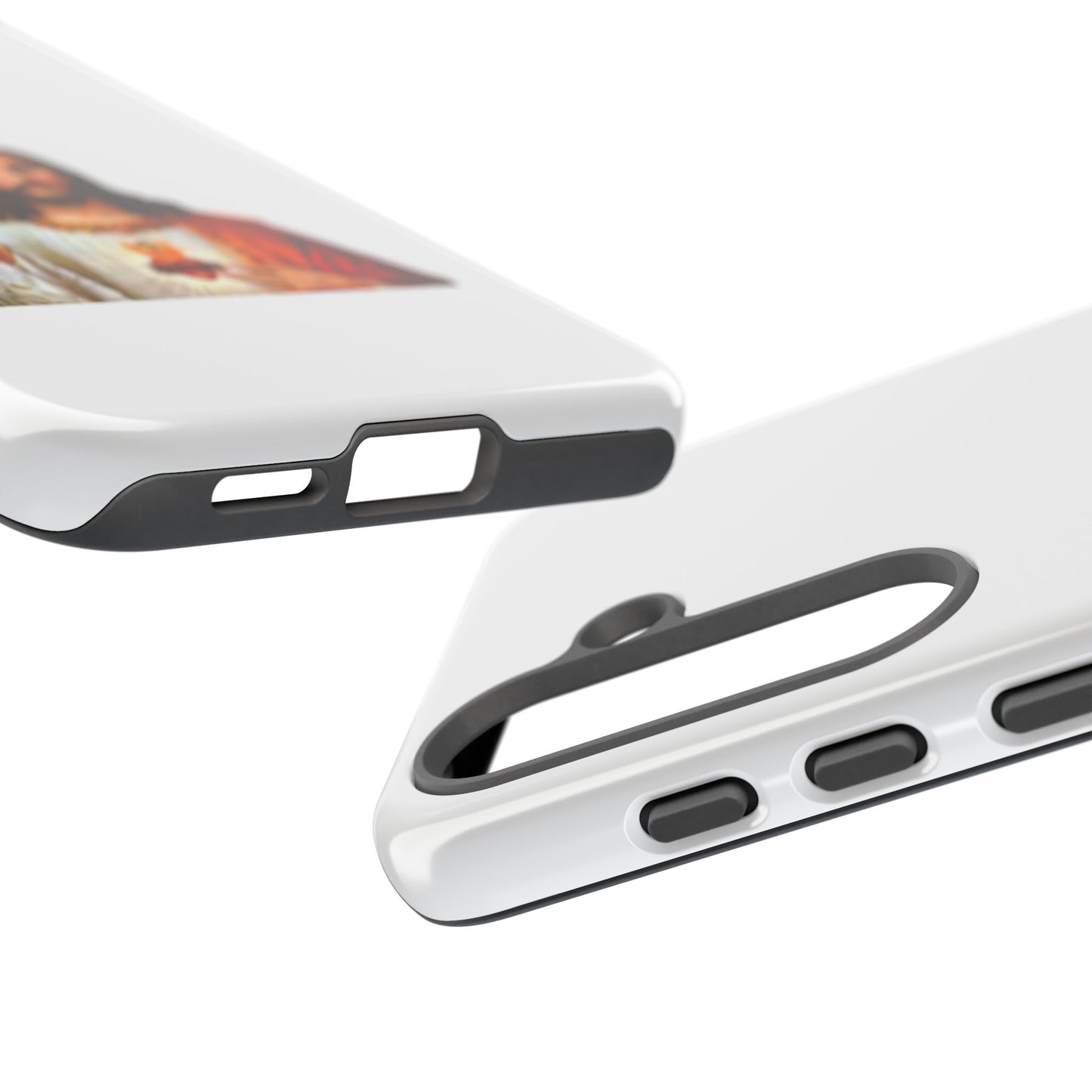 Artistic Phone Case Featuring Jesus, Tough Phone Case, Christian Gift, Religious Phone Cover, Inspirational Phone Accessory, Unique Jesus