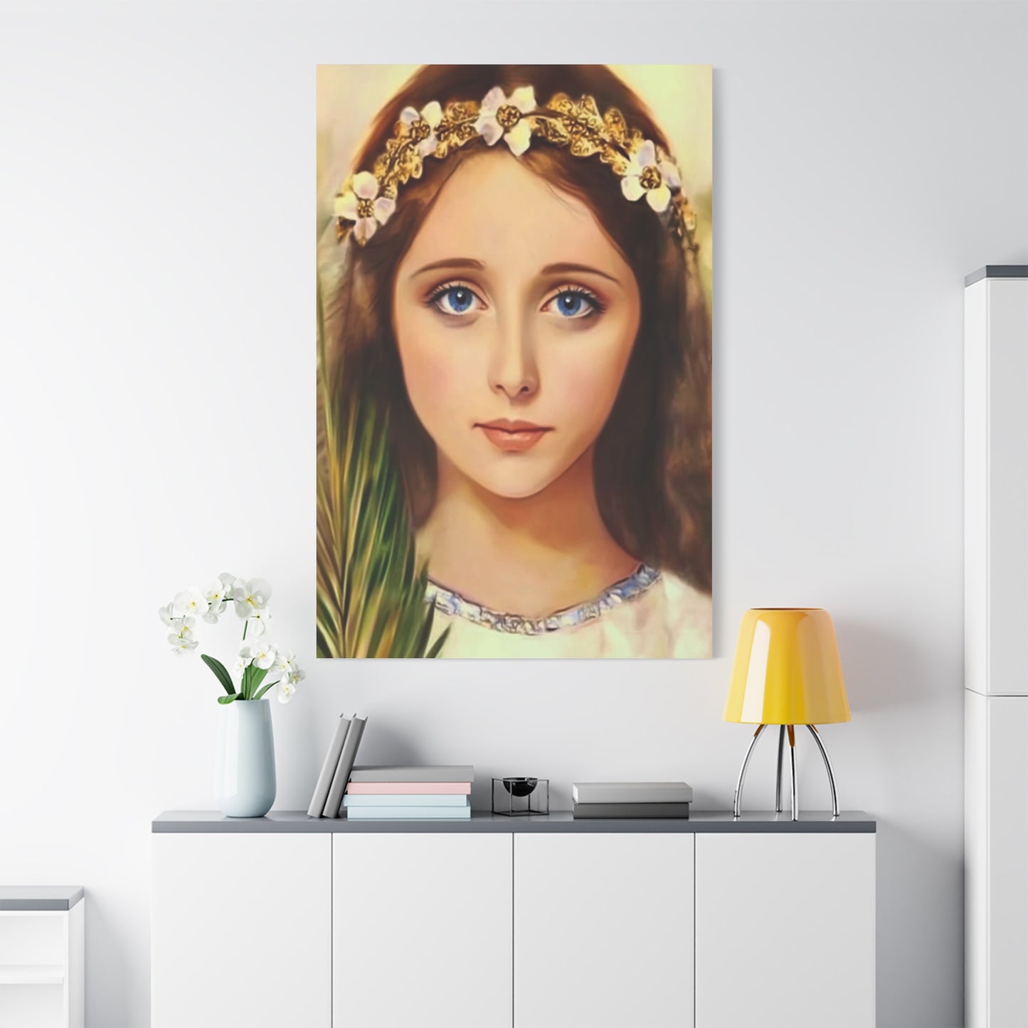 Ready To Hang - St. Philomena Catholic Canvas Wall Art, Christian Decor