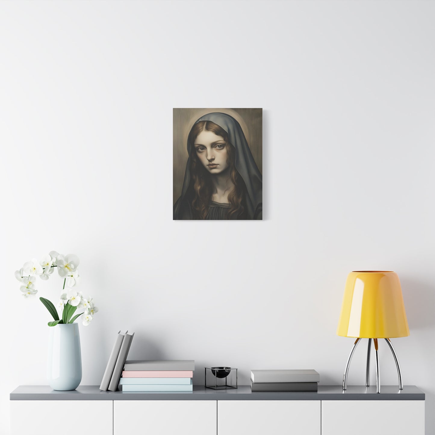 St. Apollonia Canvas Print, Catholic Decor Wall, Gift Religious Christian