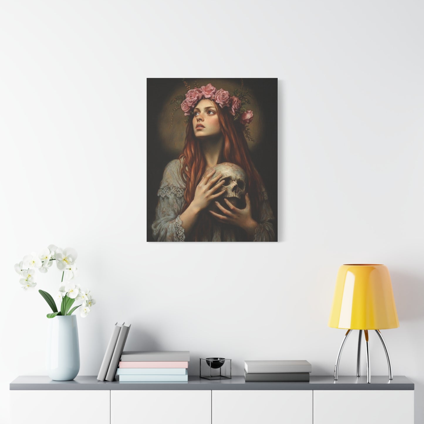 Ready To Hang - St. Rosalia la Santuzza Catholic Canvas Wall Art, Christian Decor