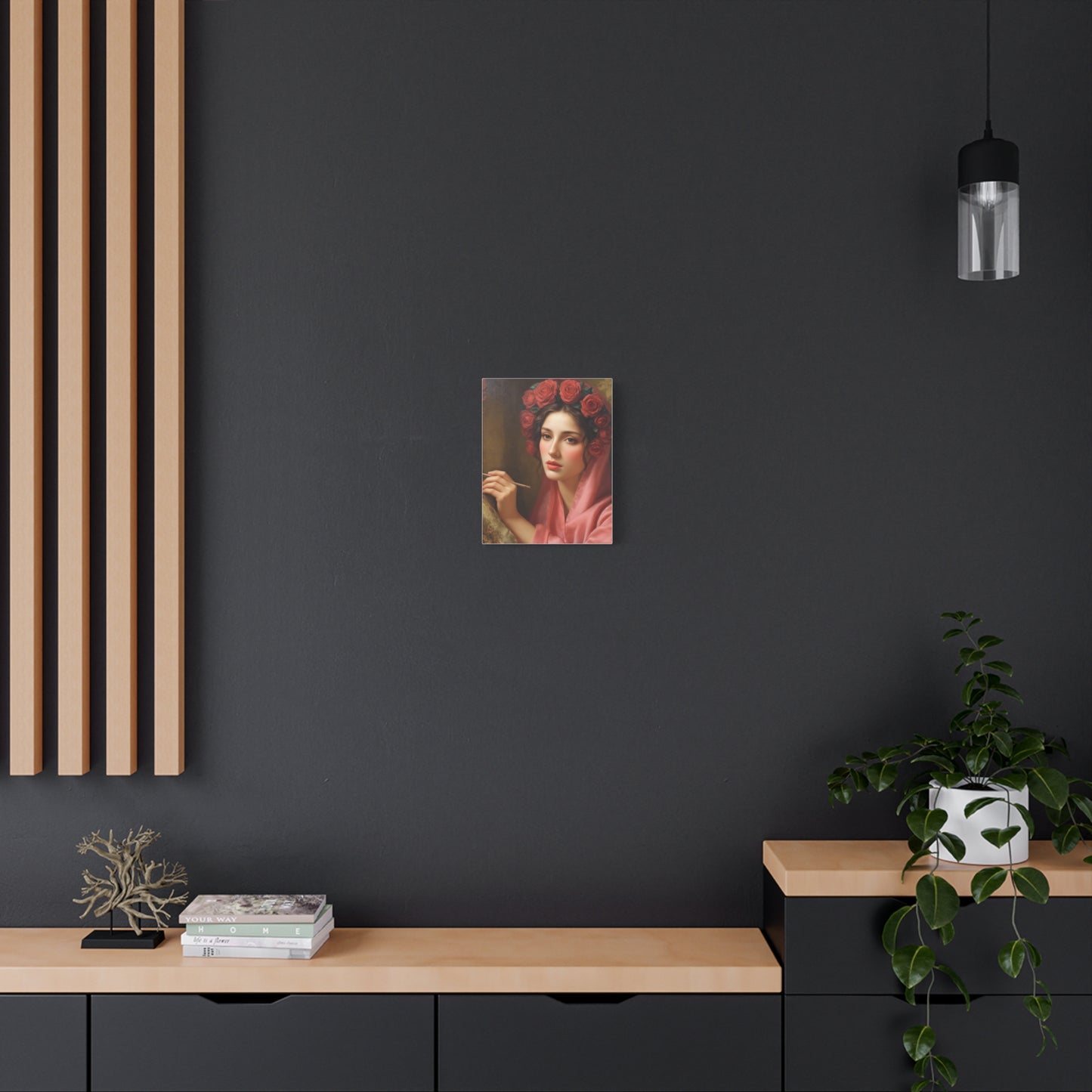 Ready To Hang - St. Rosalia Catholic Canvas Wall Art, Christian Decor