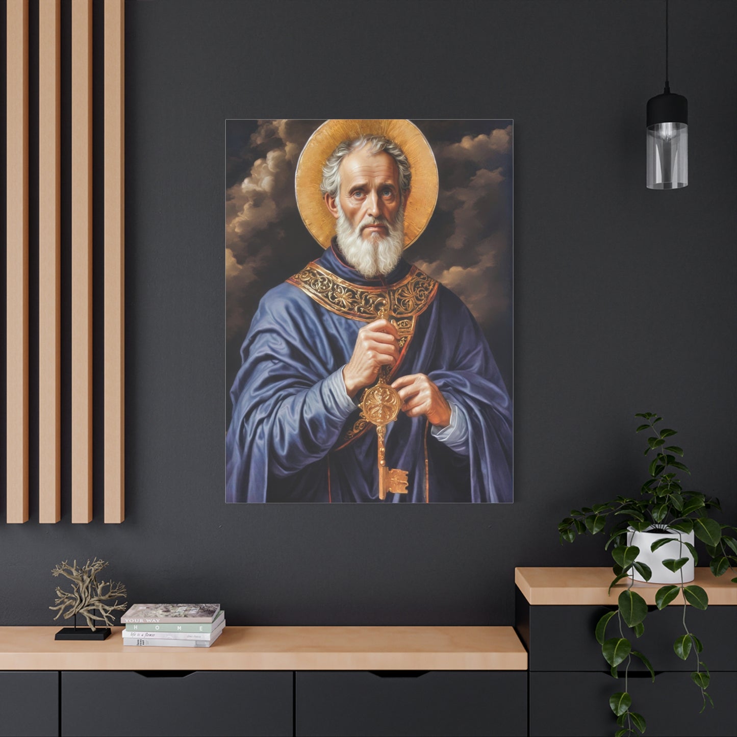 Ready To Hang - St. Peter Catholic Canvas Wall Art, Christian Decor