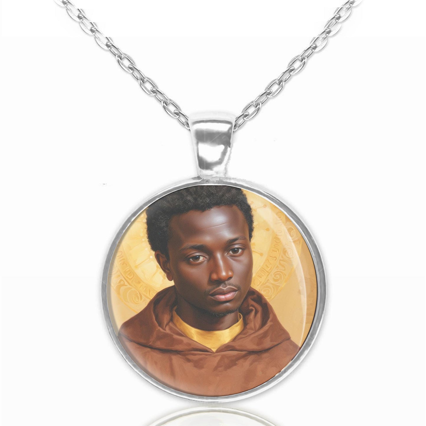 St. Martin de Porres Catholic Medal Dominican Order Brother Pendant Necklace
