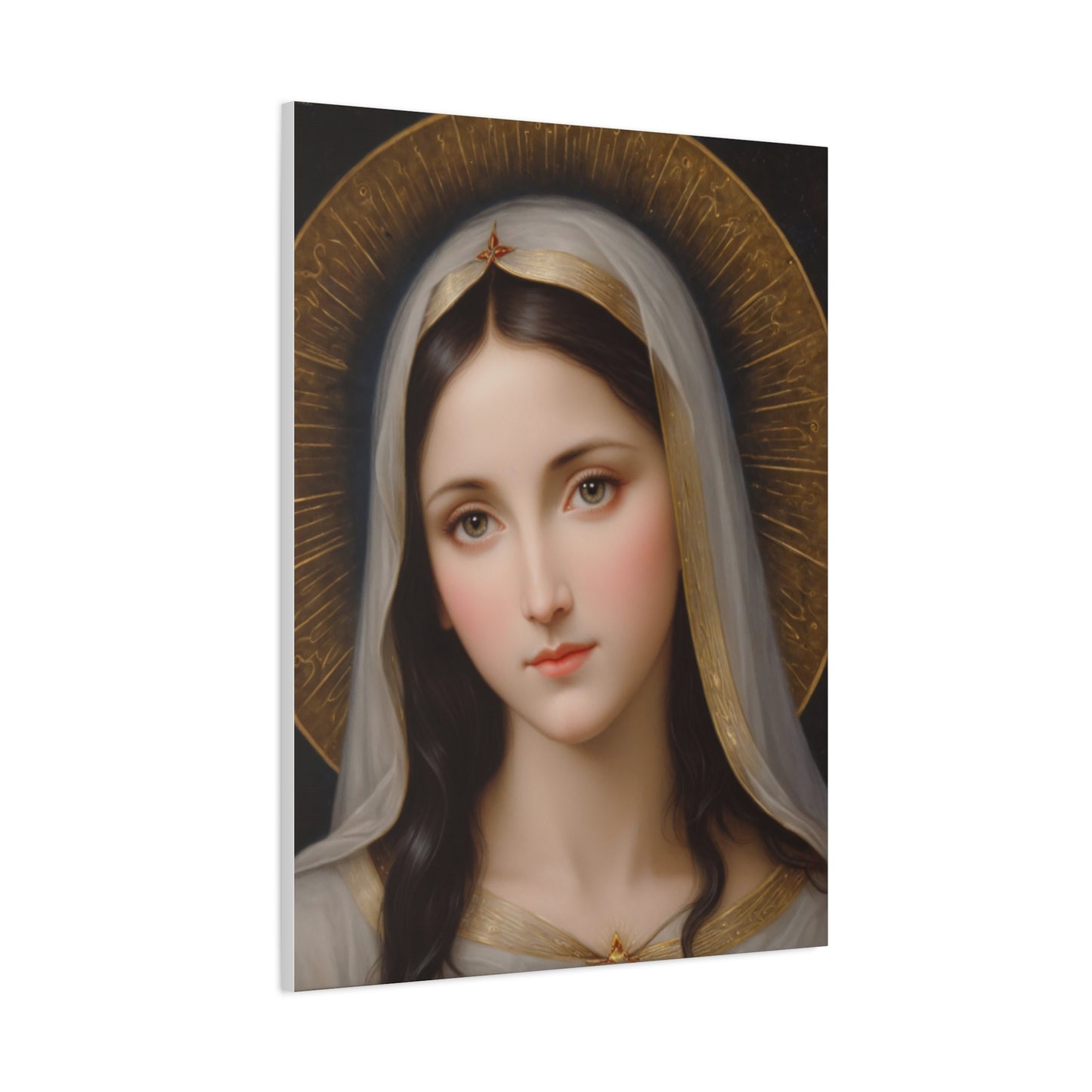 Our Blessed Lady Holy Mary Catholic Canvas Wall Art, Christian Decor