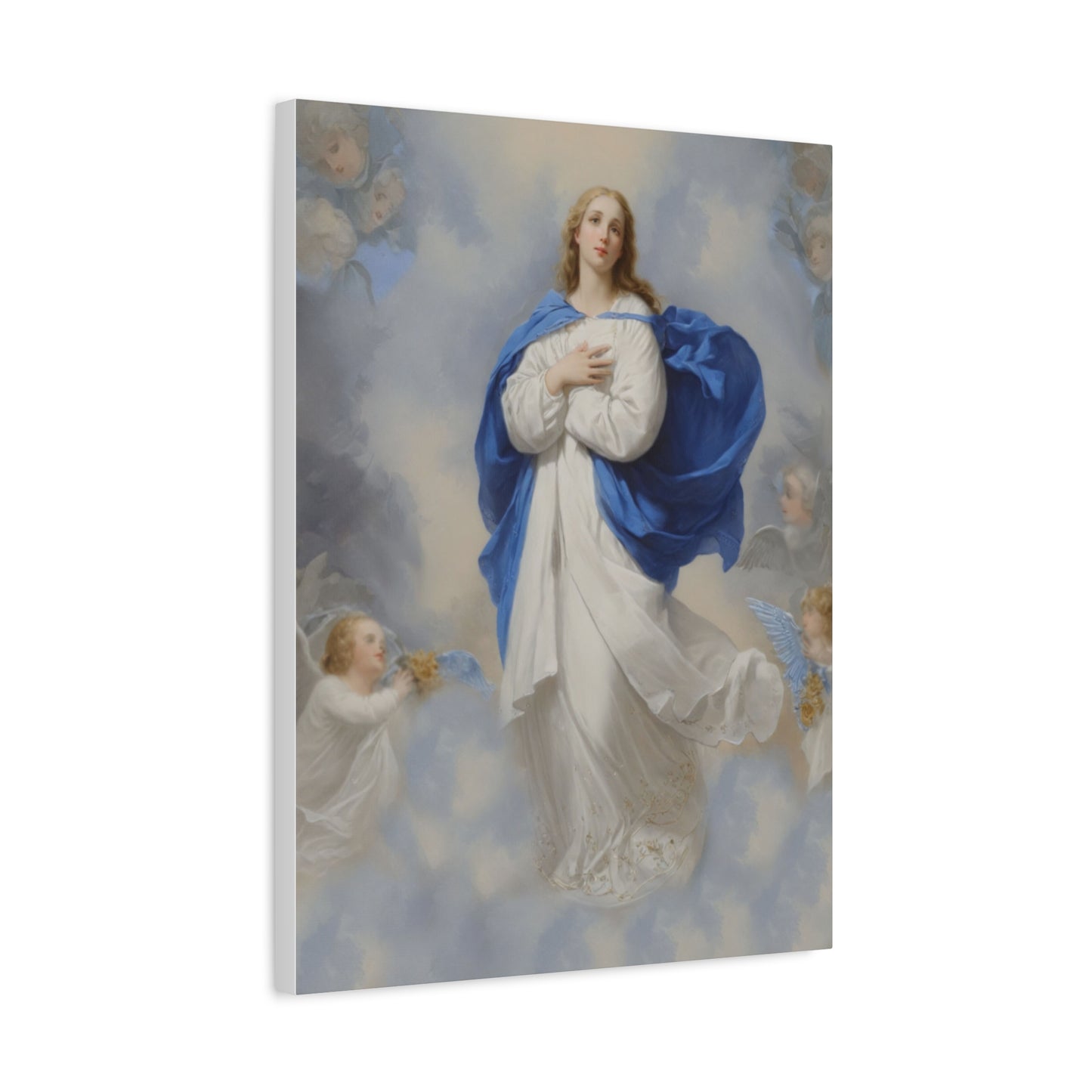 Ready to Hang - Mary Our Lady Assumption Catholic Canvas Wall Art, Christian Decor