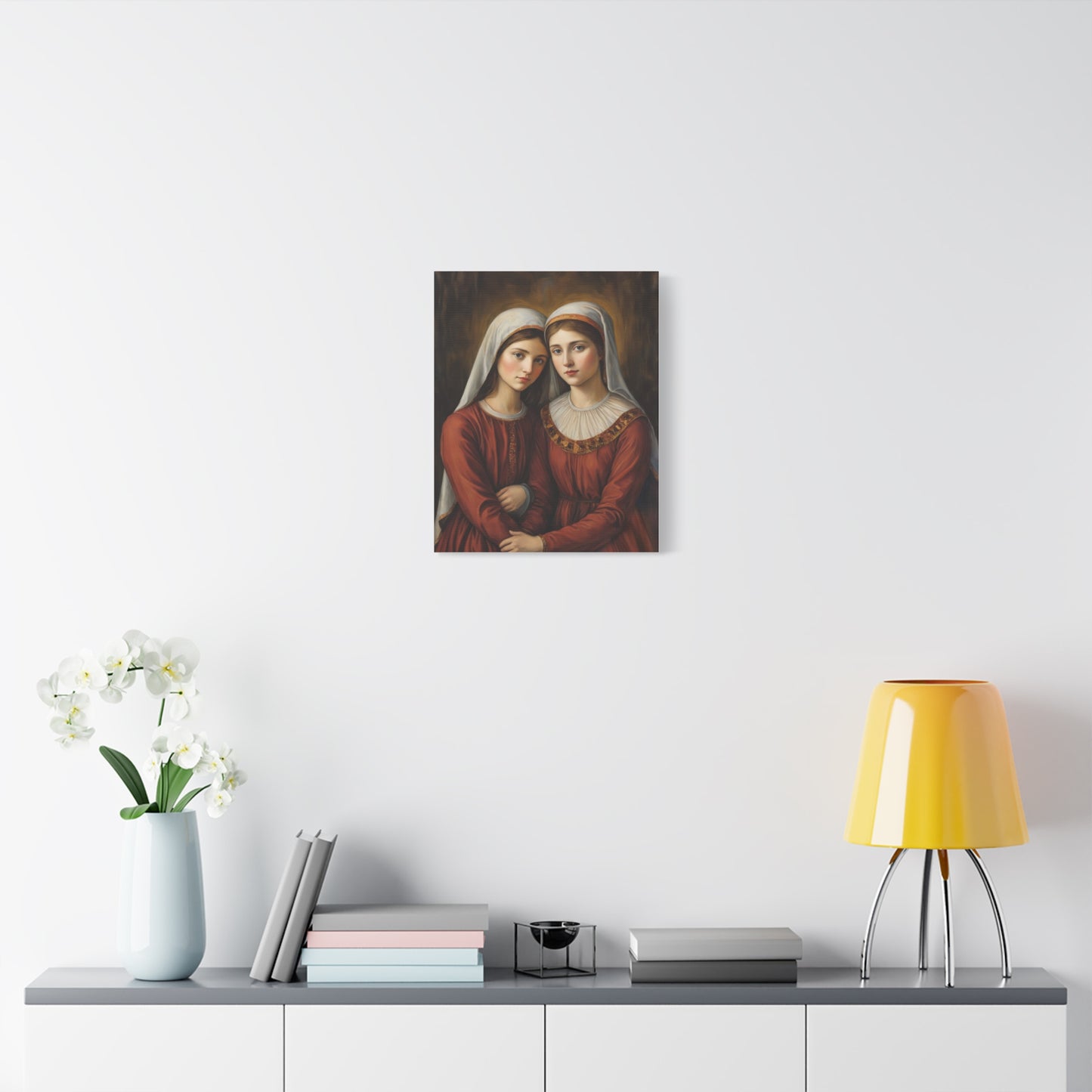Ready to Hang - Sts. Perpetua and Felicity Catholic Canvas Wall Art, Christian Decor