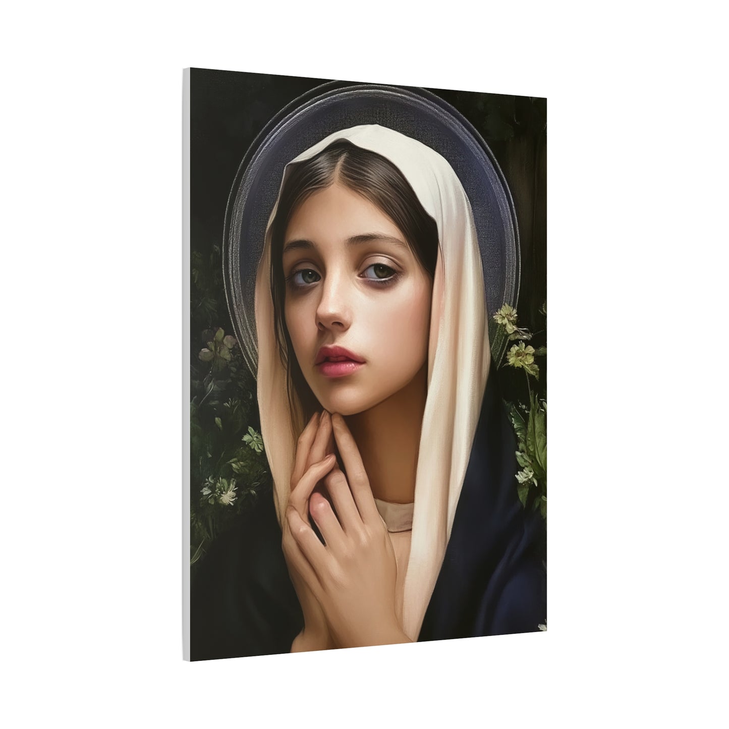 St. Elizabeth of Hungary Catholic Canvas Wall Art, Christian Decor