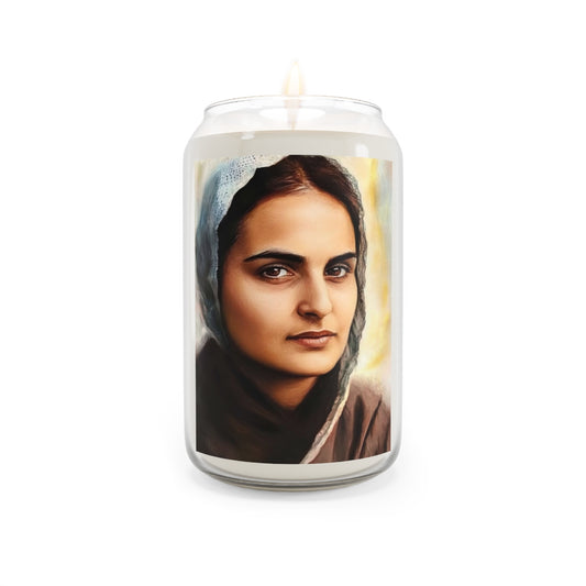 St. Bernadette Soubirous of Lourdes Catholic Serenity Scented Candle, 13.75oz | Relaxation Gift, Home Decor, Religious Decor